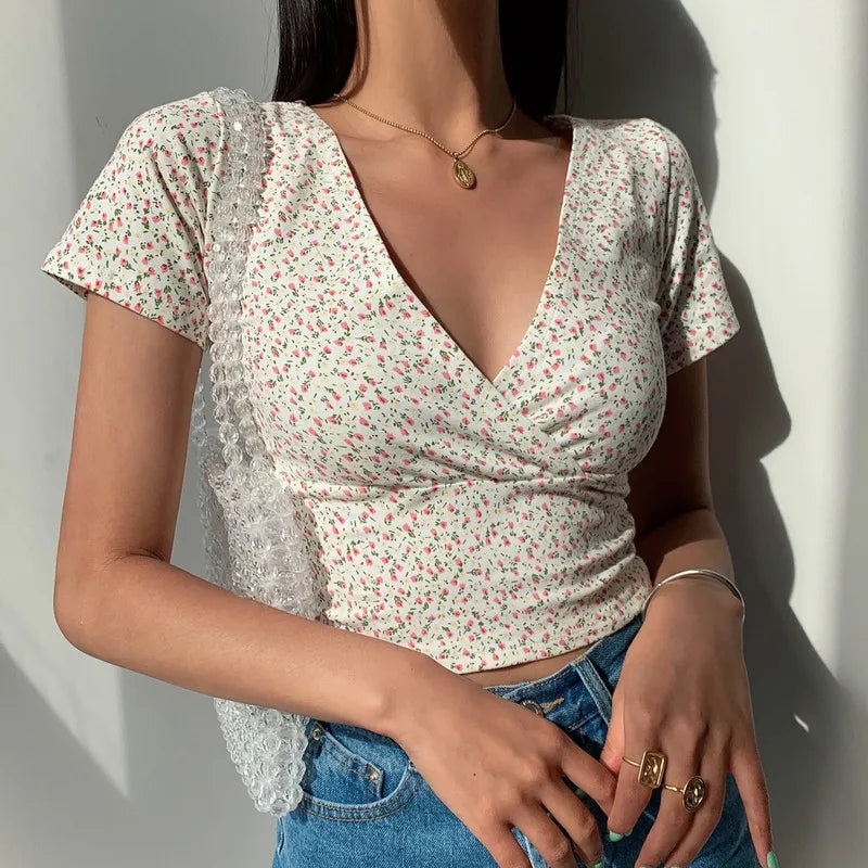 French Floral Tee