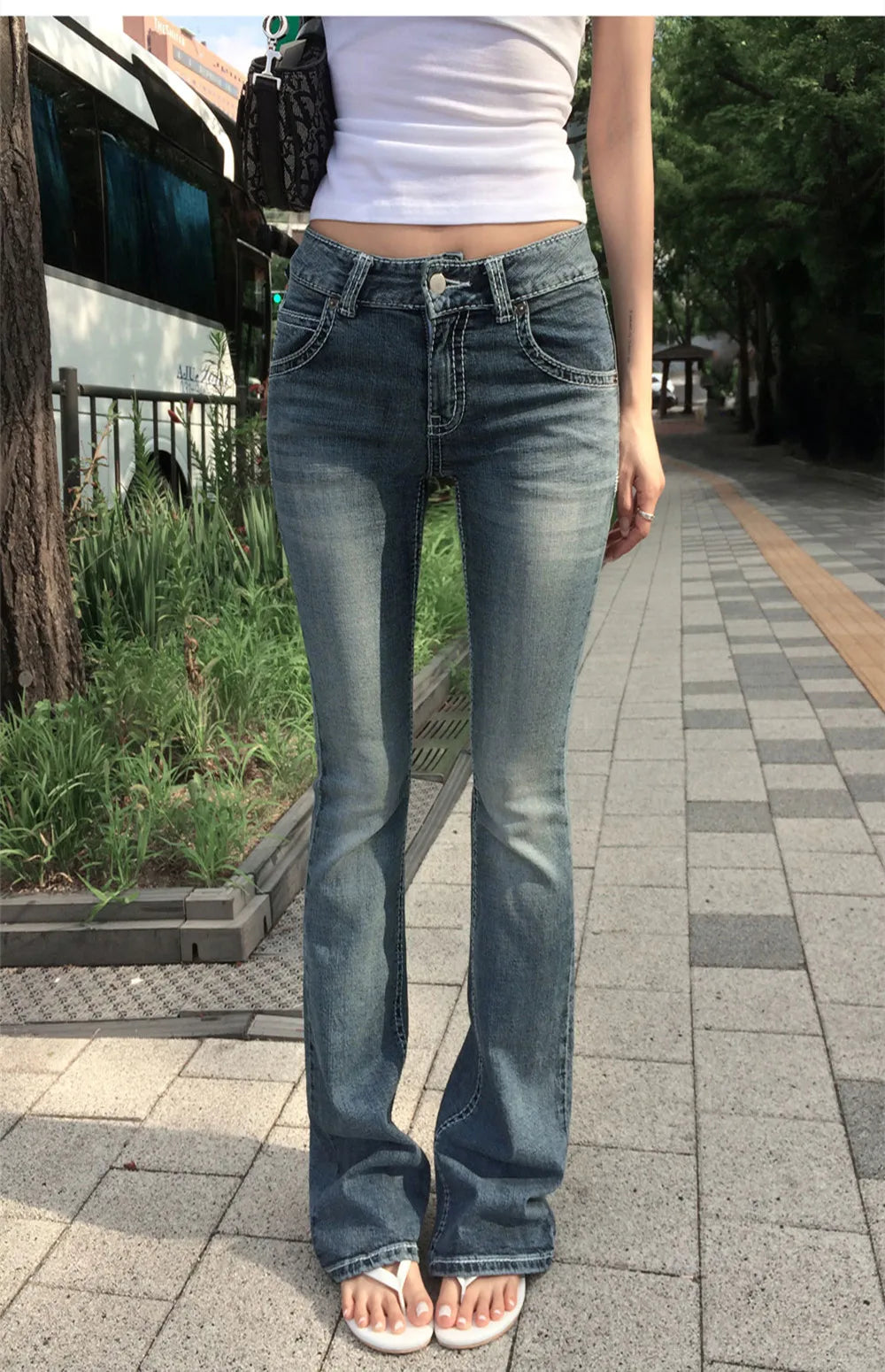 GothicBuddha Flare Jeans
