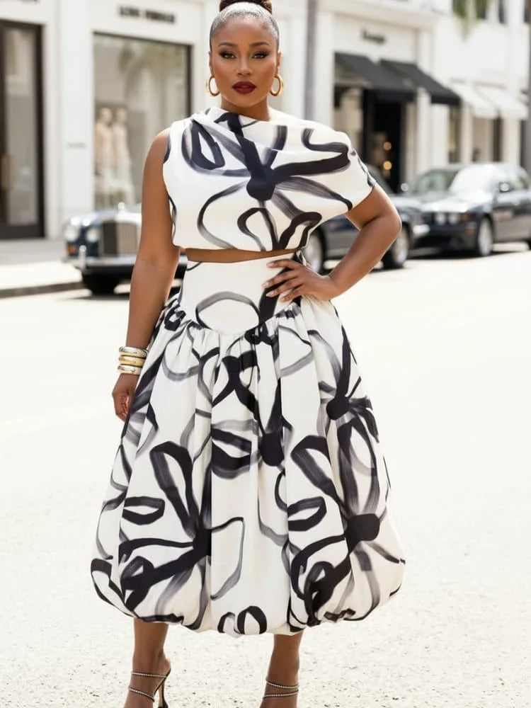 Bubble Skirt Set