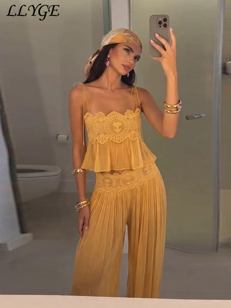 Lace Beach Set