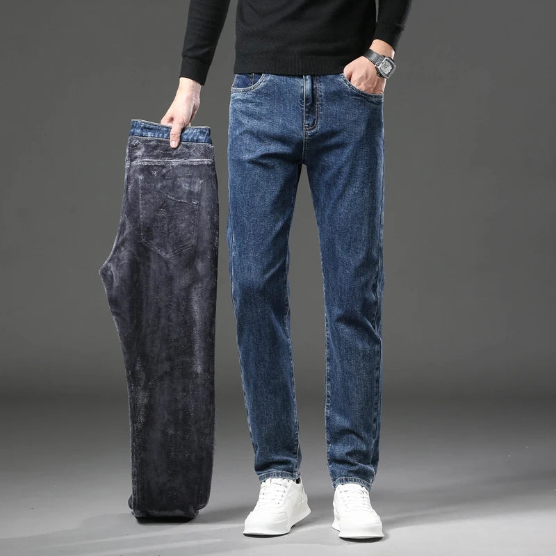 WinterPlush Straight Jeans