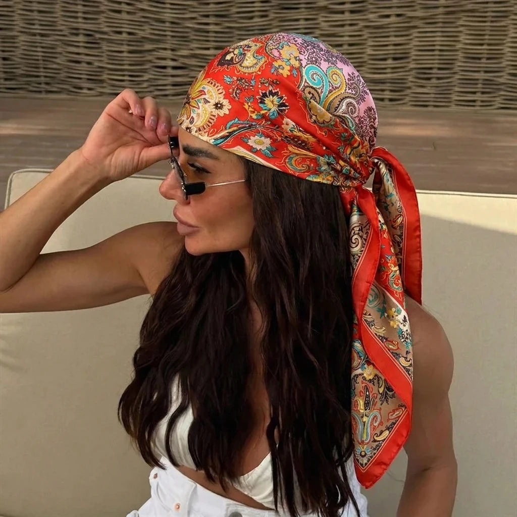 Dot Silk Scarf
