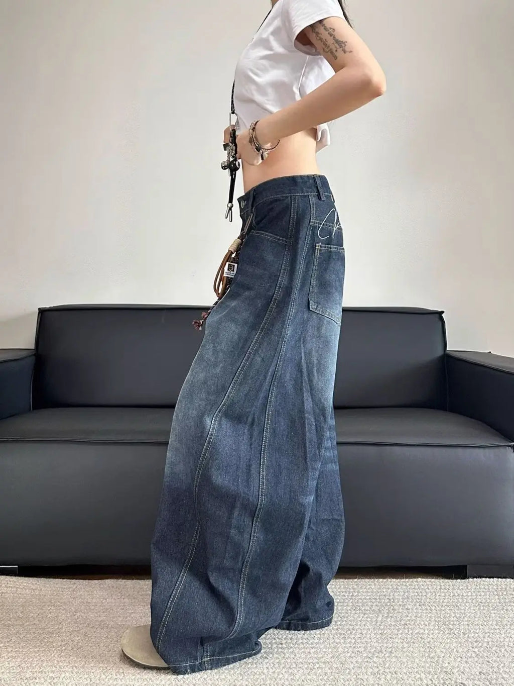 Vintage Embroidered Jeans