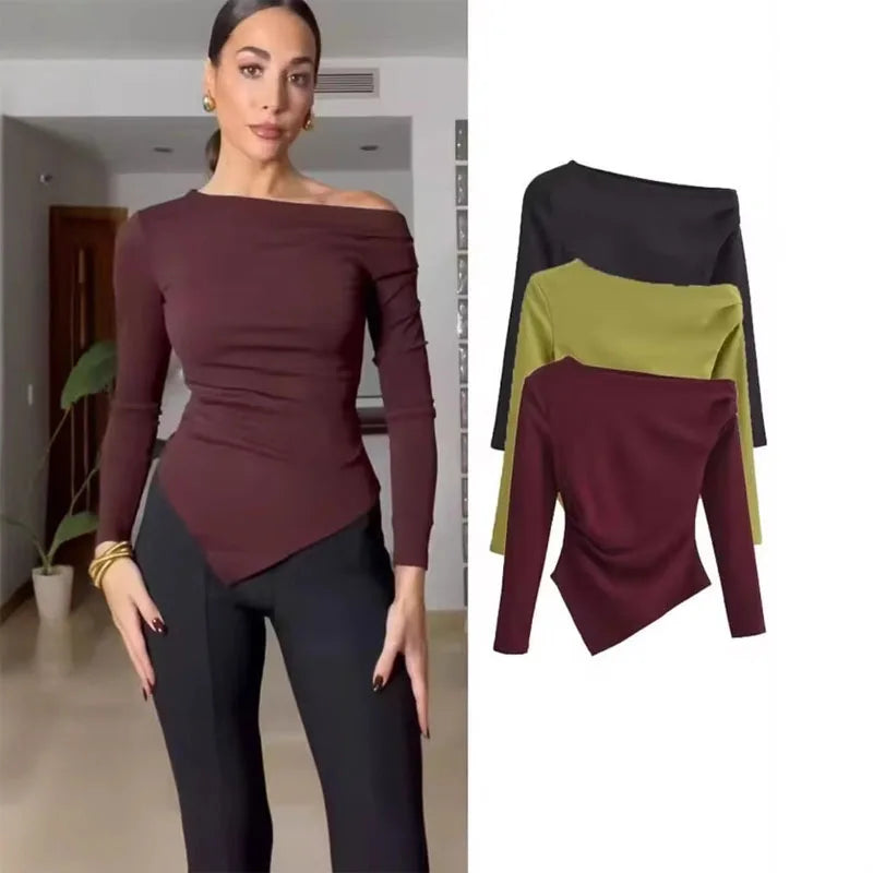 Asymmetry Slim Top