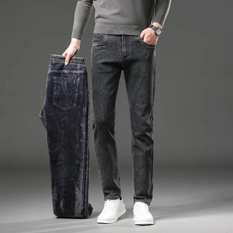 WinterPlush Straight Jeans