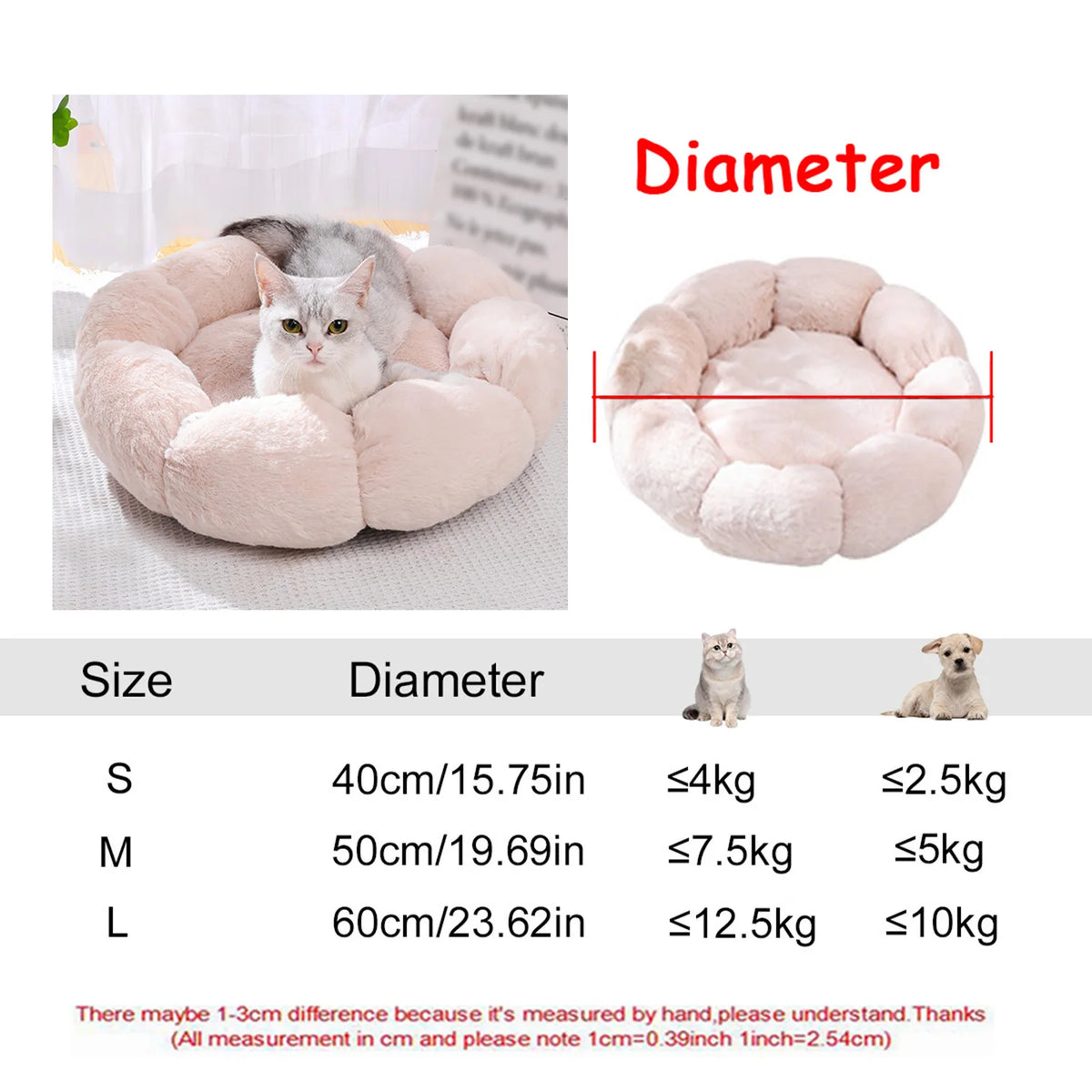 CozyRound Pet Bed