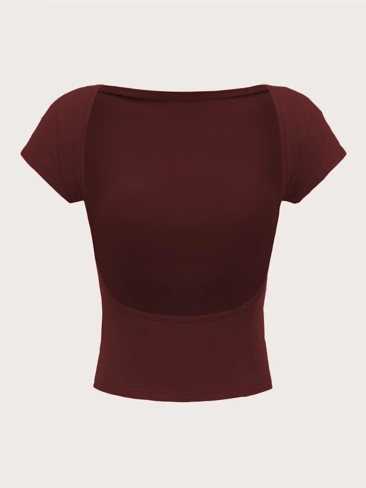 Backless Baby Tee