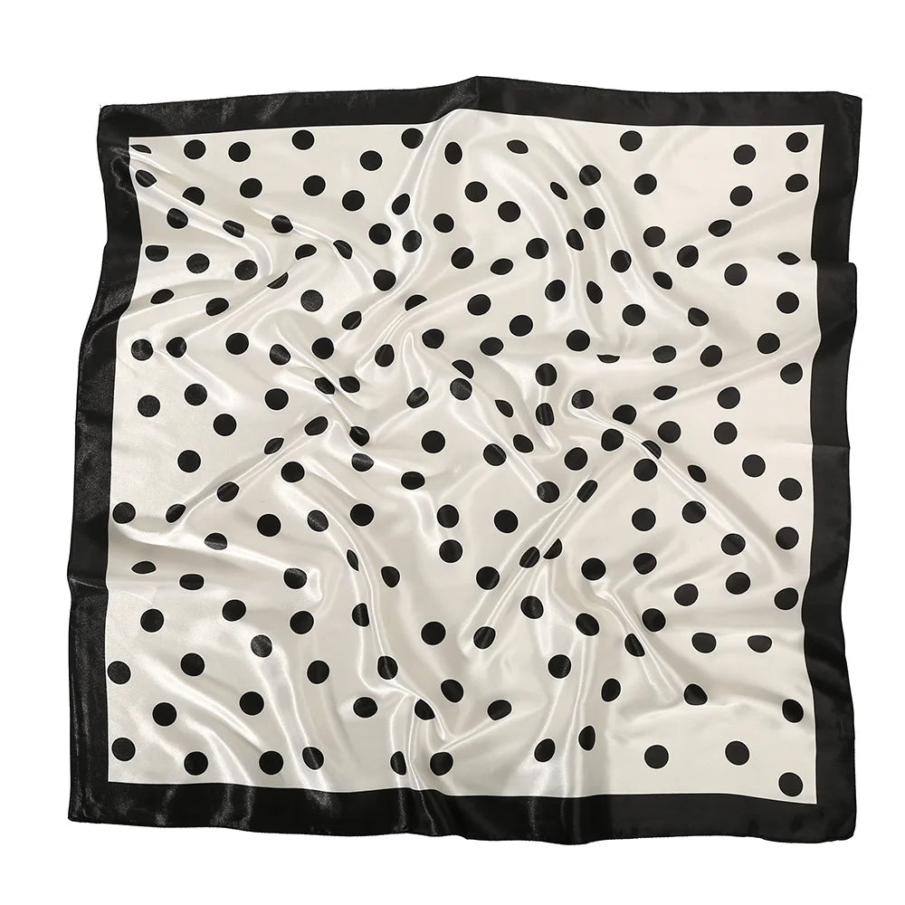 Dot Silk Scarf