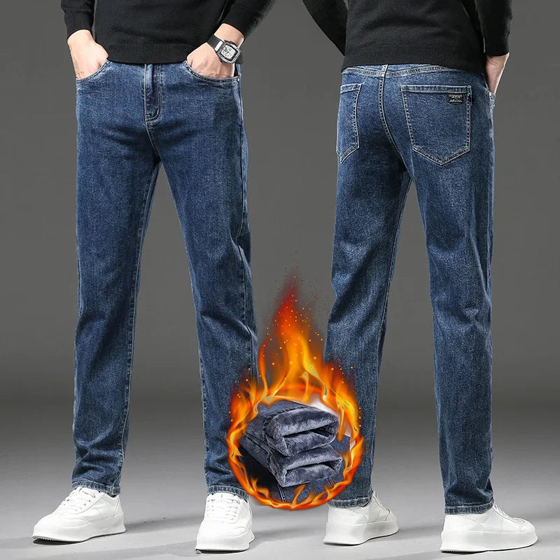 WinterPlush Straight Jeans