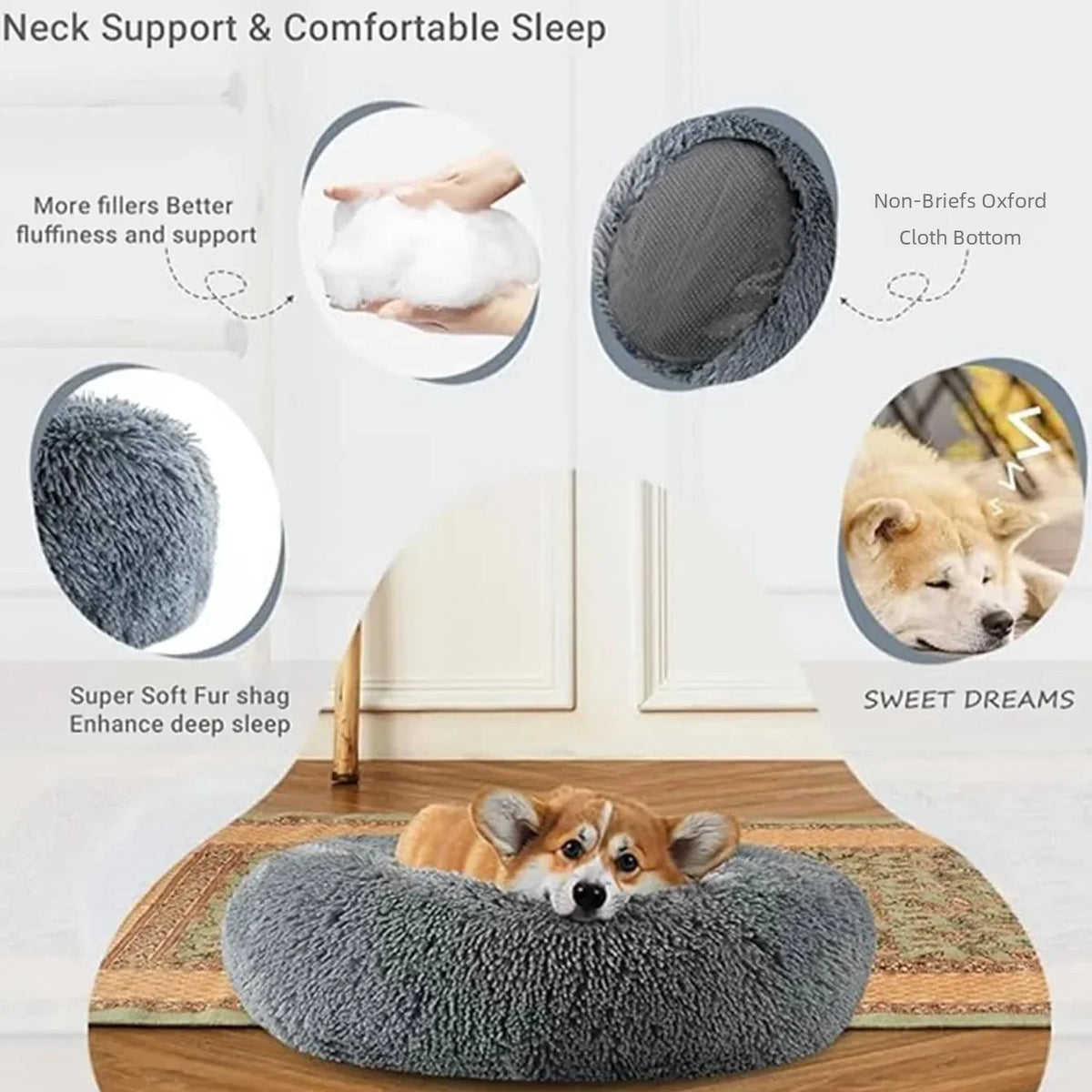 CozyRound Pet Bed