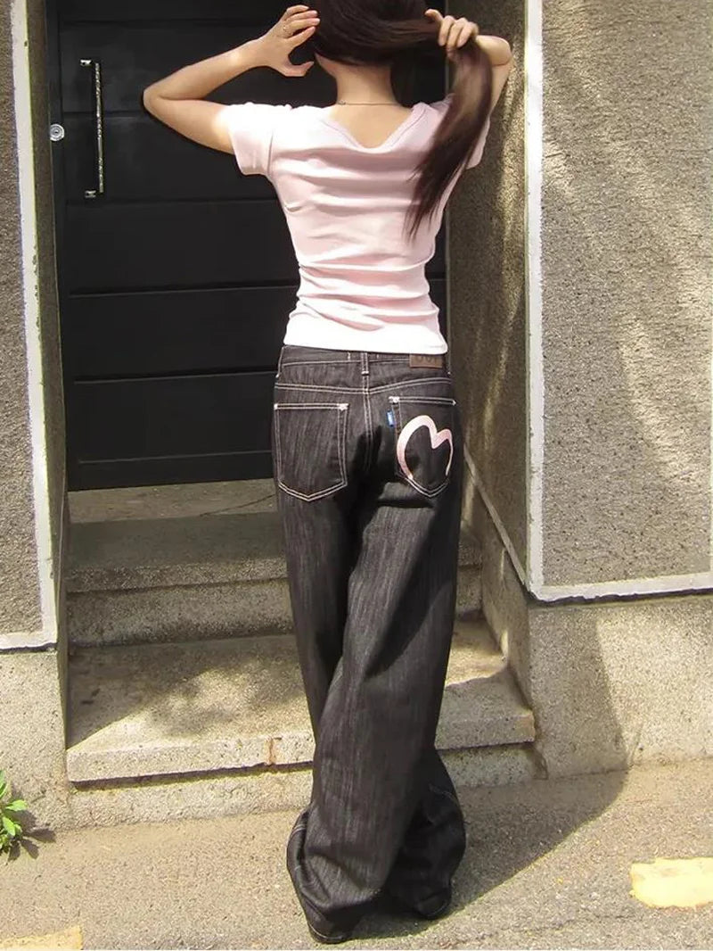 Y2K CrossWide Jeans