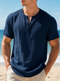 Linen Henley Tee