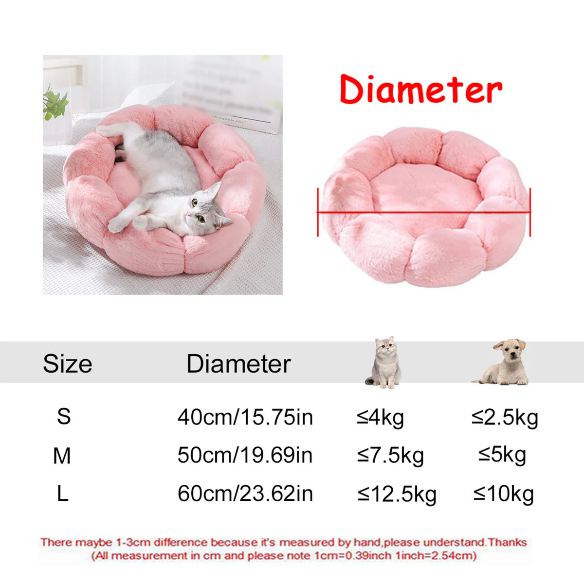 CozyRound Pet Bed