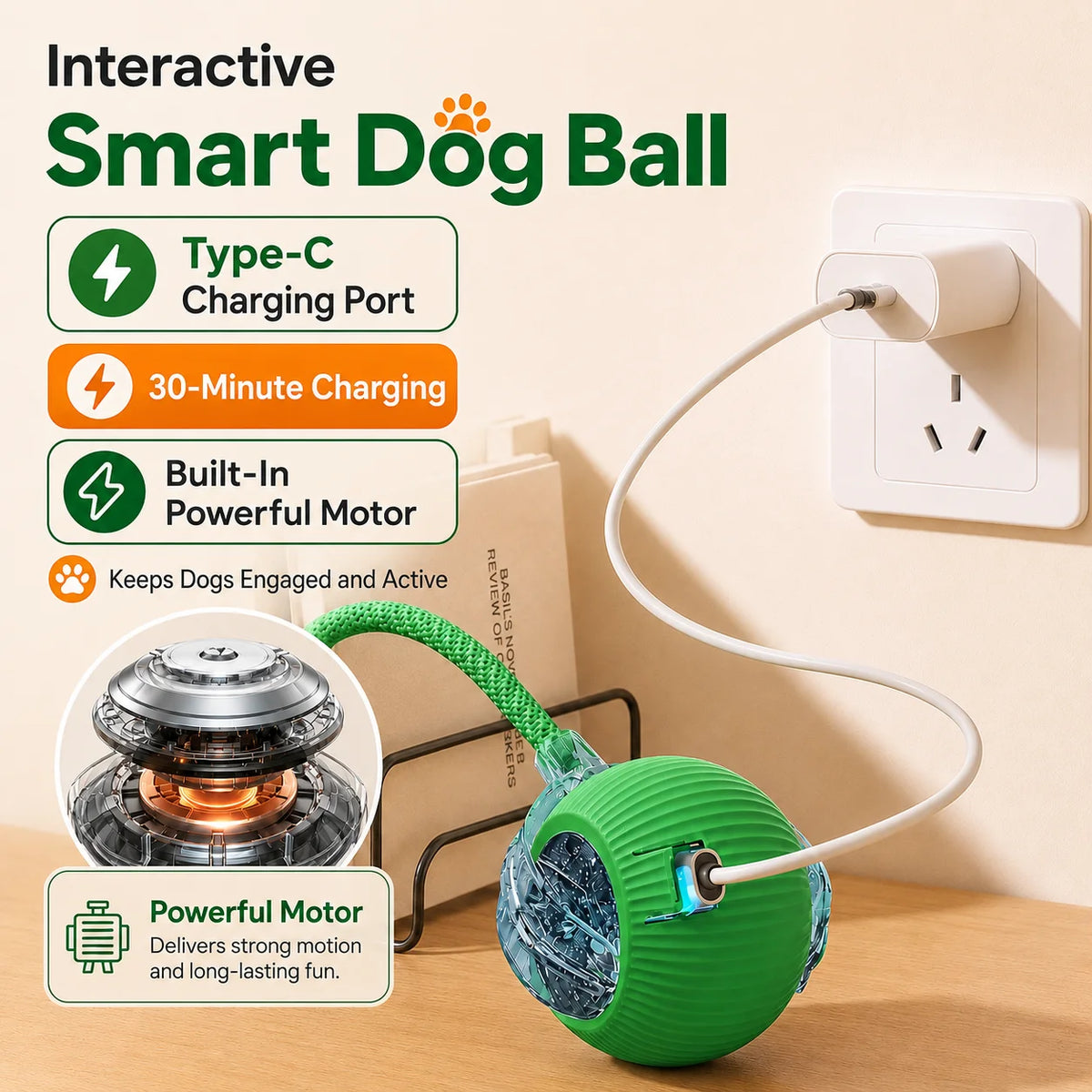 SmartRoll Dog Ball