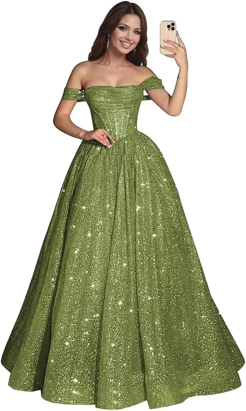 Luxe Sequin Ball Gown