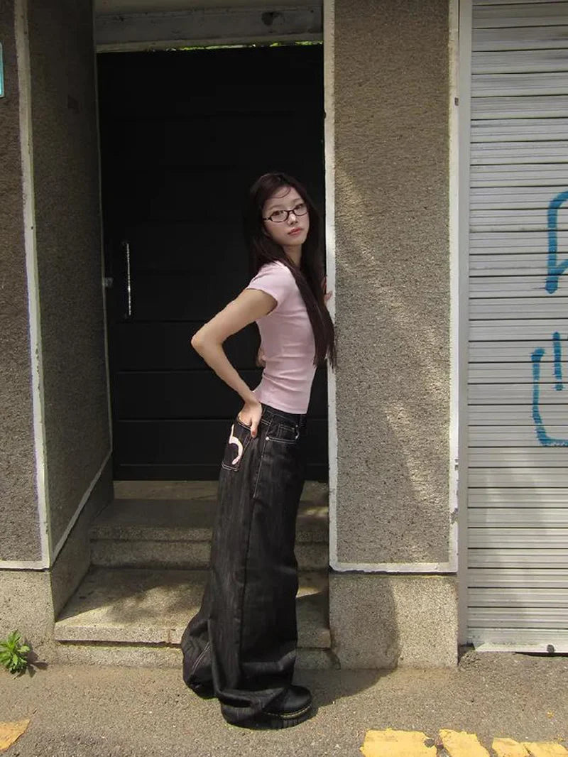 Y2K CrossWide Jeans