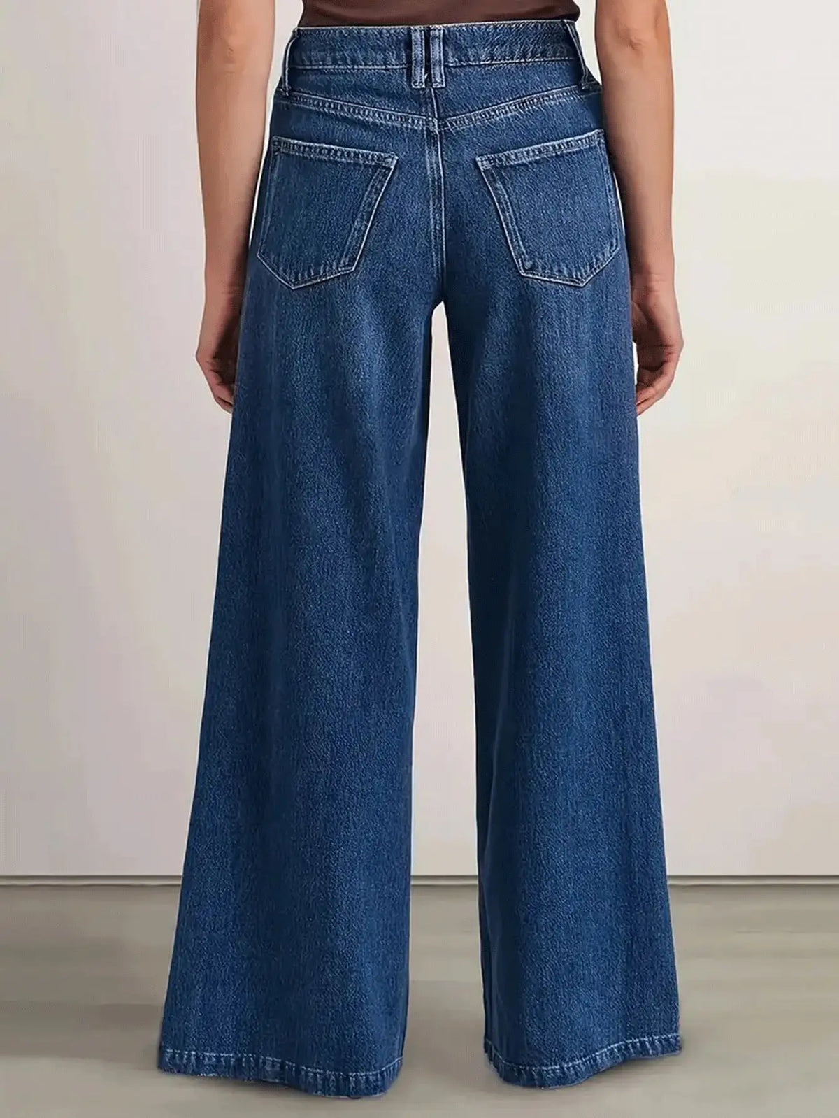 DeepBlue Wide-Leg Jeans
