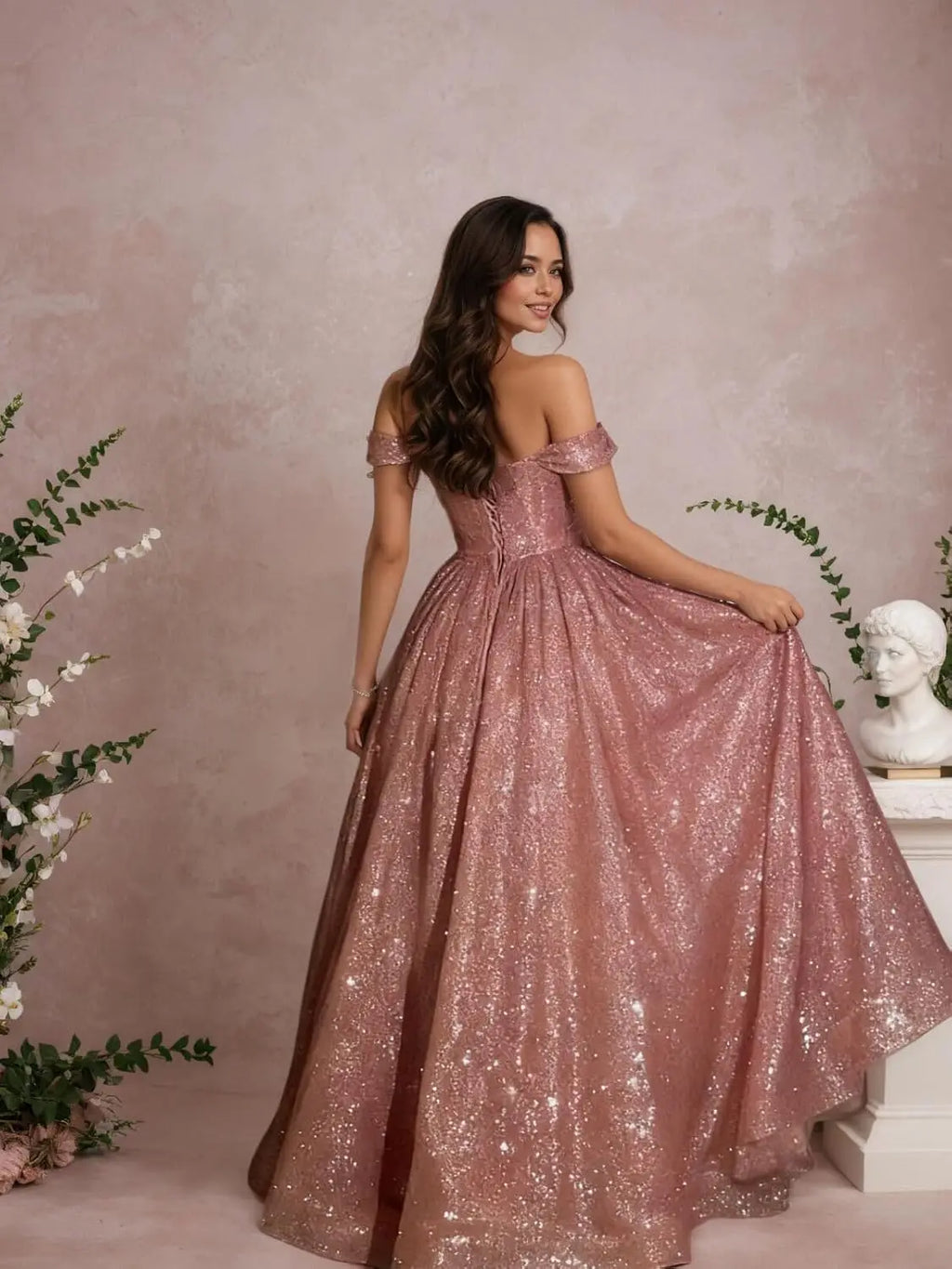 Sparkle Sweetheart Gown