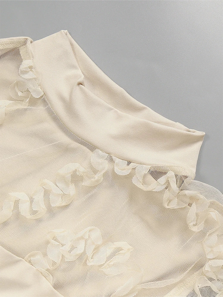 Floral Lace Mesh Top