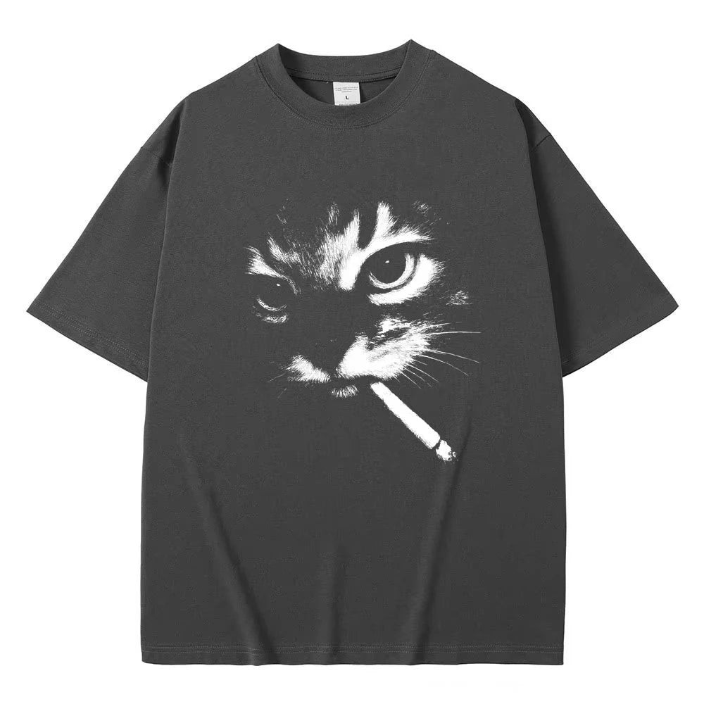 Smoking Cat Tee