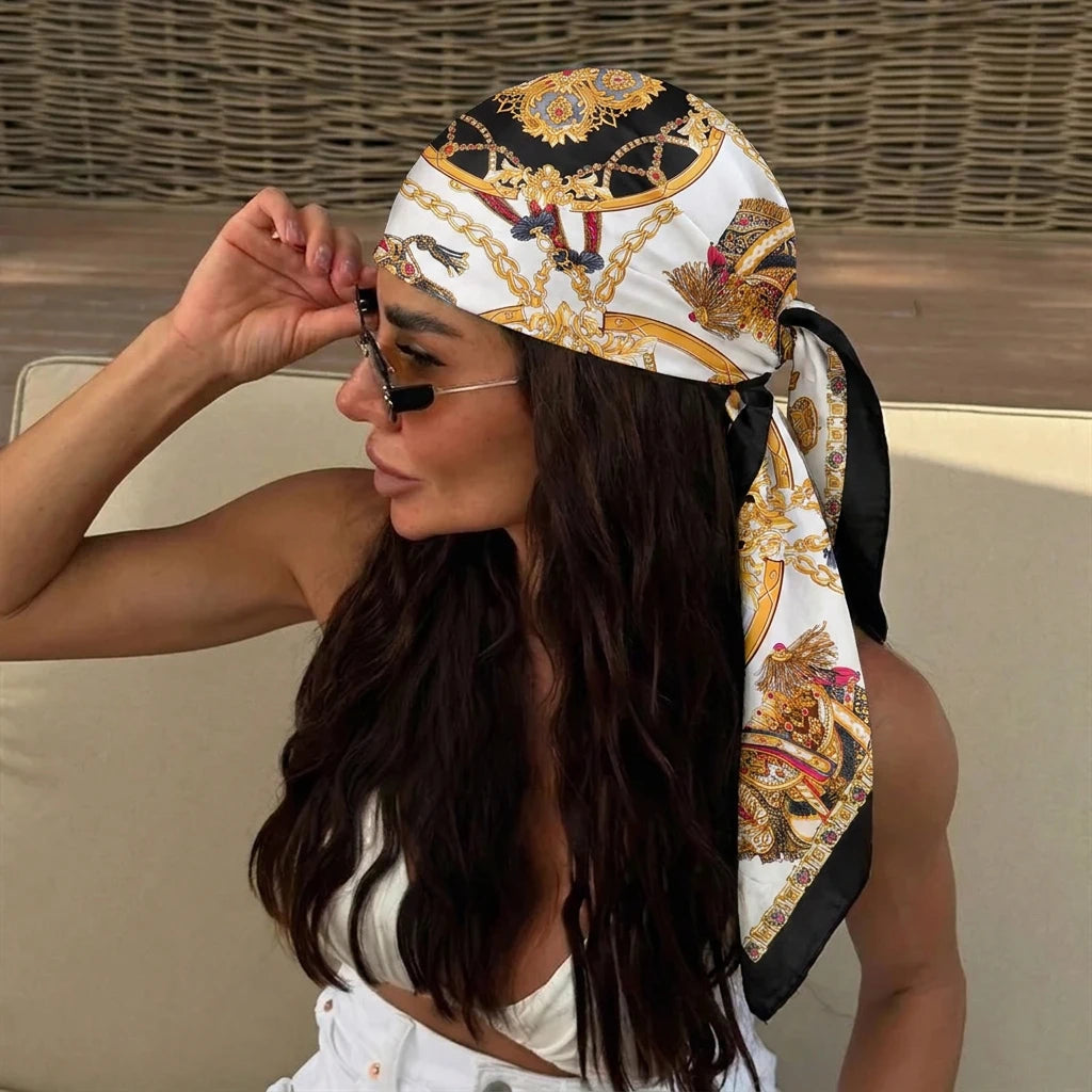 Dot Silk Scarf