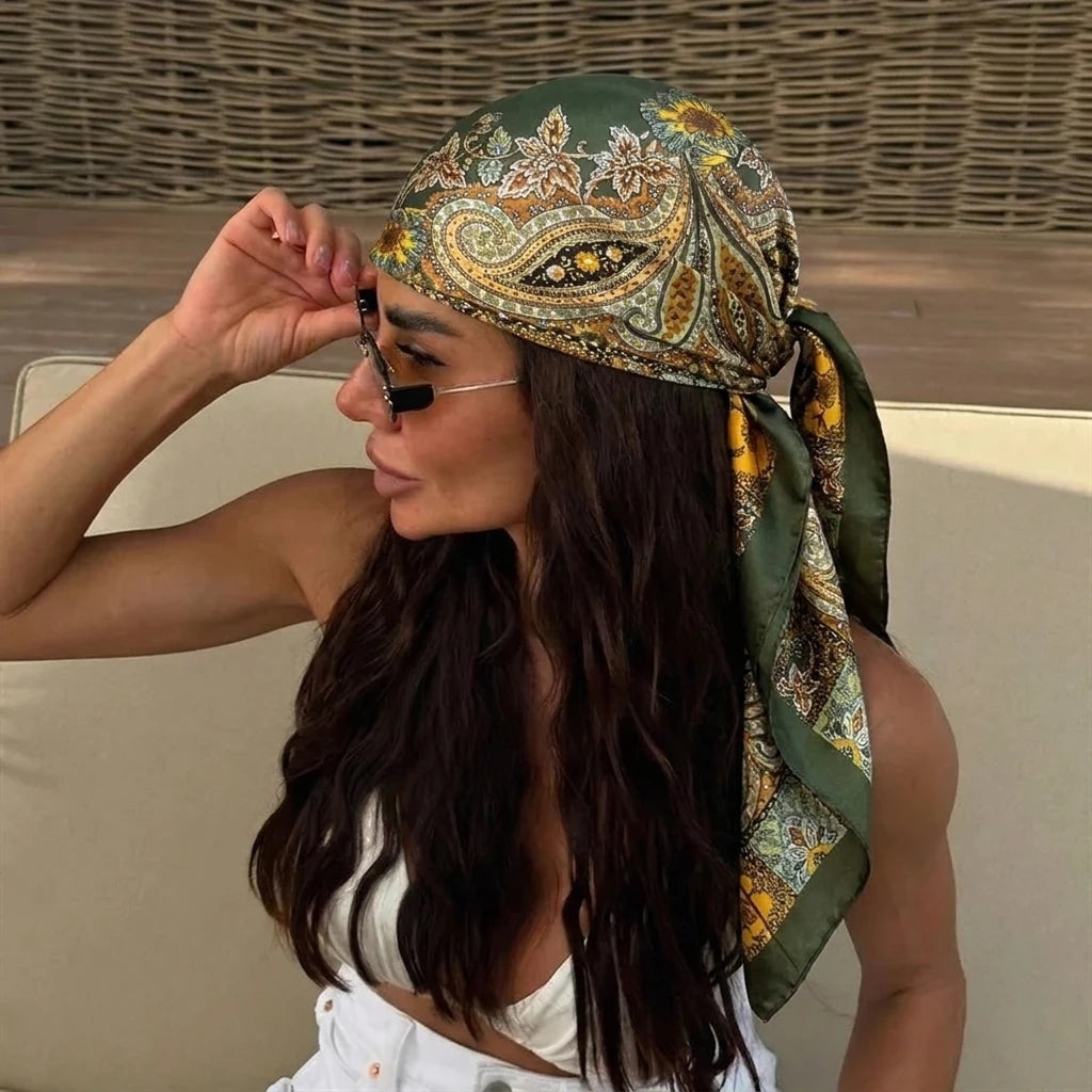 Dot Silk Scarf