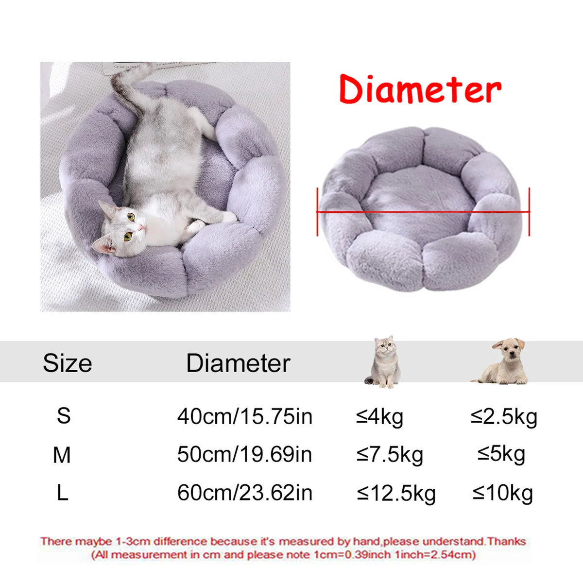 CozyRound Pet Bed