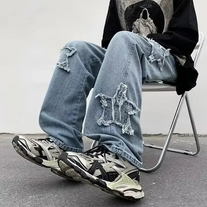 StarPatch Cargo Jeans