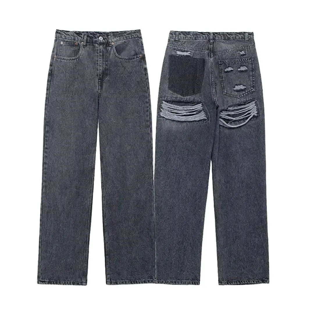 RetroRipped Patch Jeans