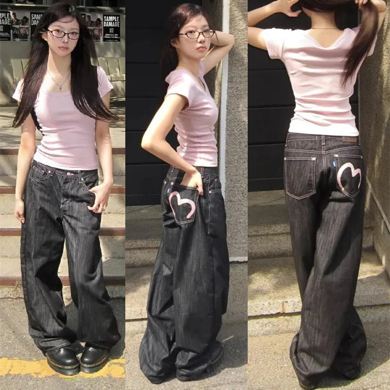 Y2K CrossWide Jeans