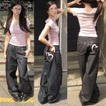 Y2K CrossWide Jeans