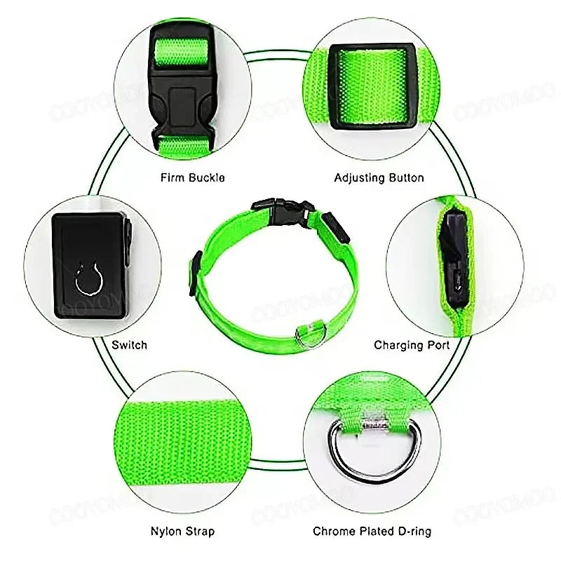 GlowSafe LED Collar